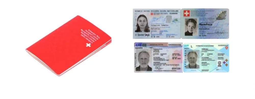 Cambridge Linguaskill Business exams - valid documets - Passport, Swiss National Identity Card, Swiss Residence Permit