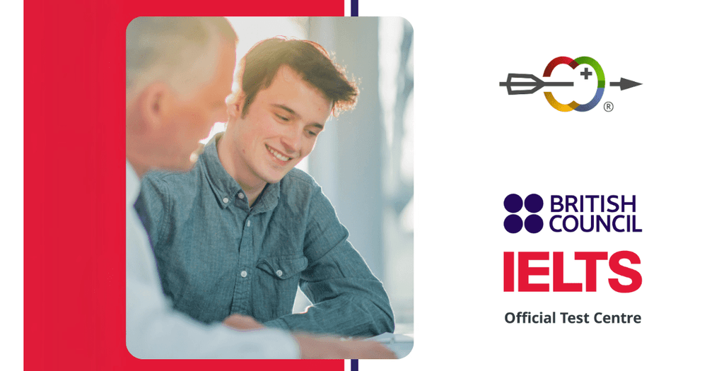 Candidate taking the IELTS General Training test