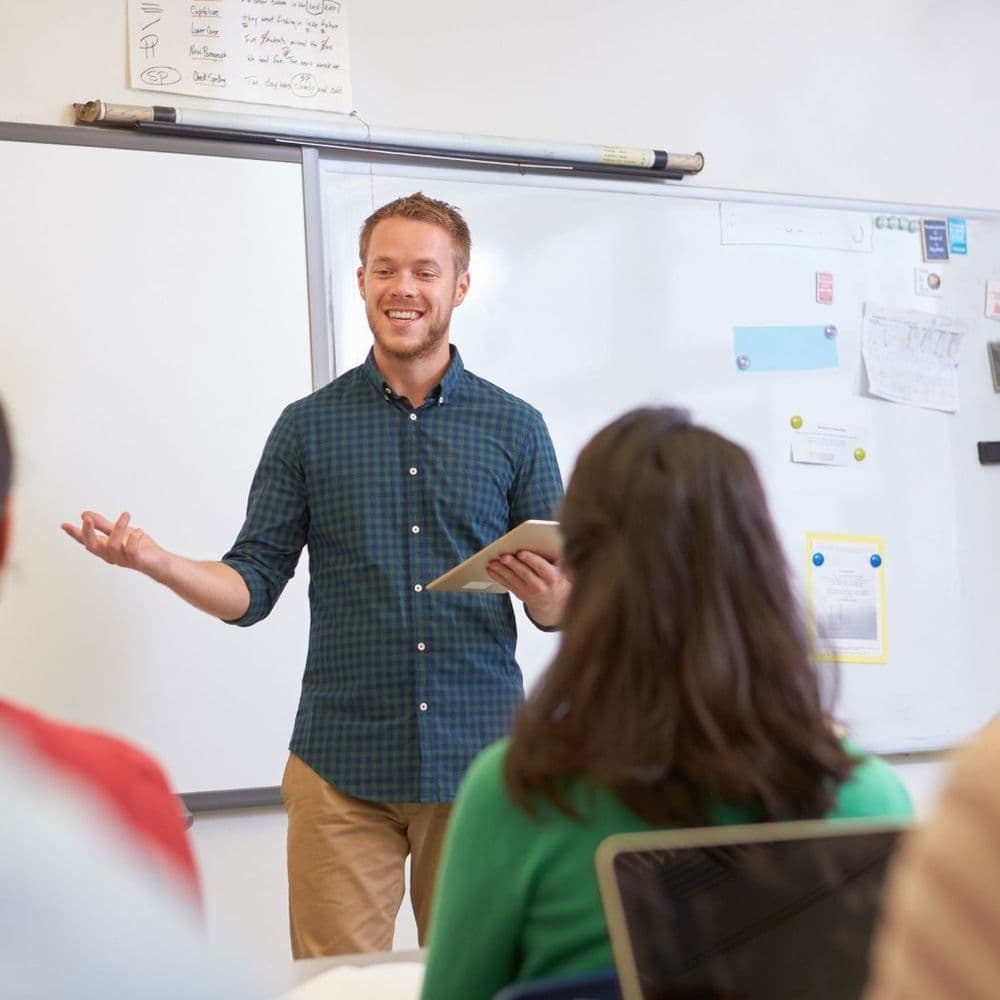 Teacher training session for educators integrating Cambridge English exams